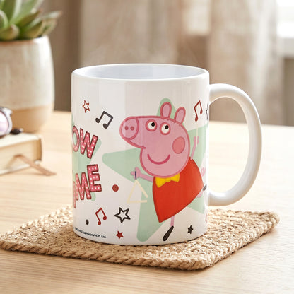Peppa Pig 11oz Ceramic Mug – Peppa & Gerald Giraffe 325ml Coffee Cup, Dishwasher & Microwave Safe, Officially Licensed Gift for Kids & Adults