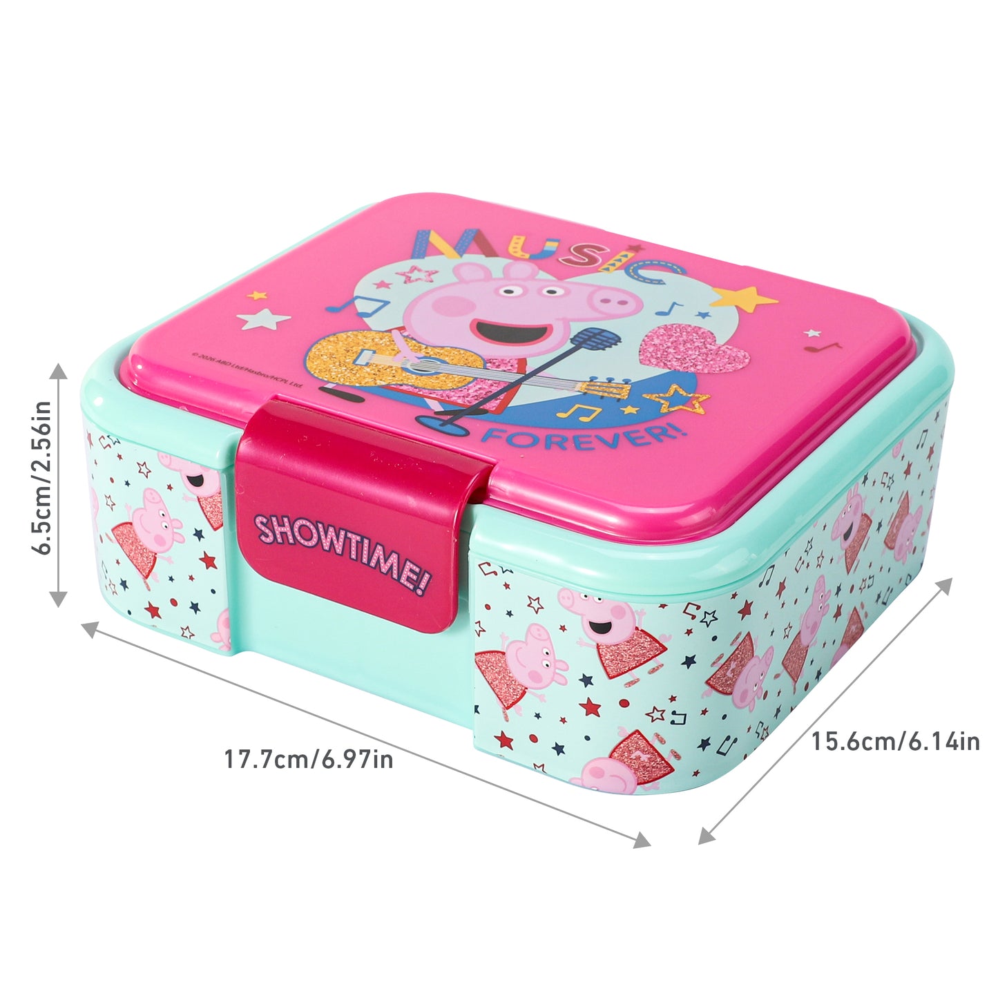 Peppa Pig Kids Lunch Box with Compartment - BPA Free Bento Boxes