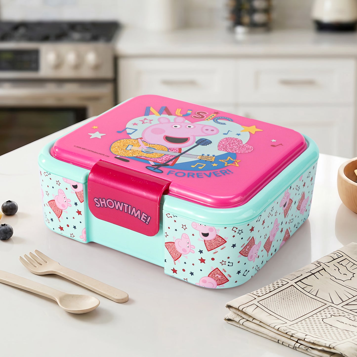 Peppa Pig Kids Lunch Box with Compartment - BPA Free Bento Boxes