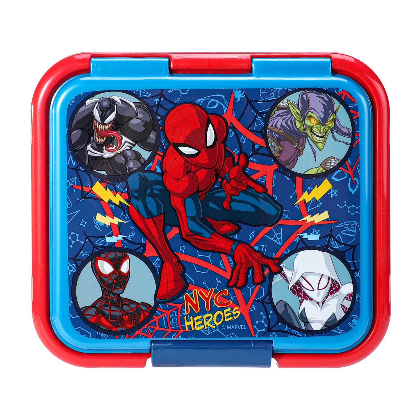 Marvel Spiderman Kids Lunch Box with Compartment - BPA Free Bento Boxes