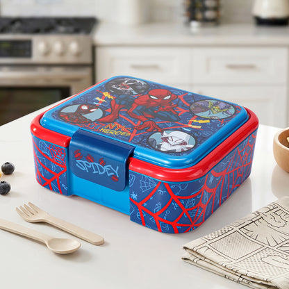 Marvel Spiderman Kids Lunch Box with Compartment - BPA Free Bento Boxes