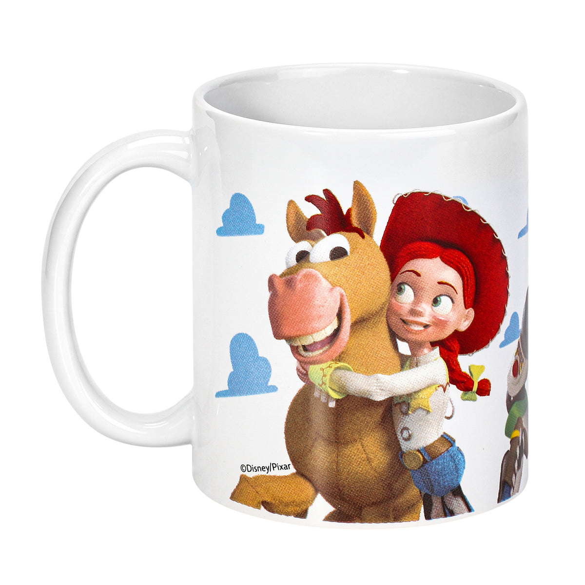 Disney Toy Story 11oz Ceramic Mug – Woody, Buzz & Jessie 325ml Coffee Cup, Dishwasher & Microwave Safe, Officially Licensed Gift for Kids & Adults