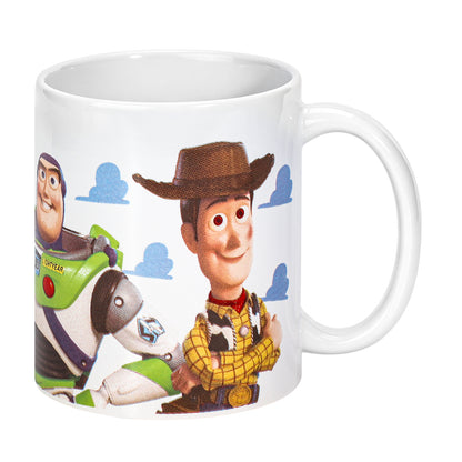Disney Toy Story 11oz Ceramic Mug – Woody, Buzz & Jessie 325ml Coffee Cup, Dishwasher & Microwave Safe, Officially Licensed Gift for Kids & Adults