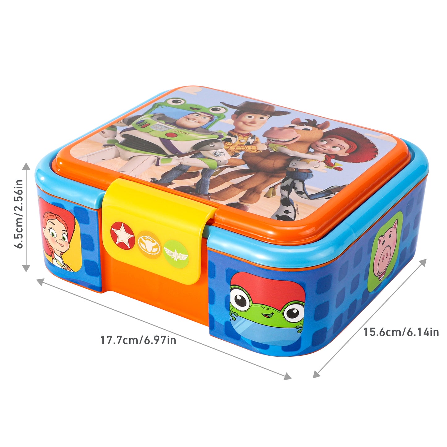 Disney Toy Story Kids Lunch Box with Compartment - BPA Free Bento Boxes