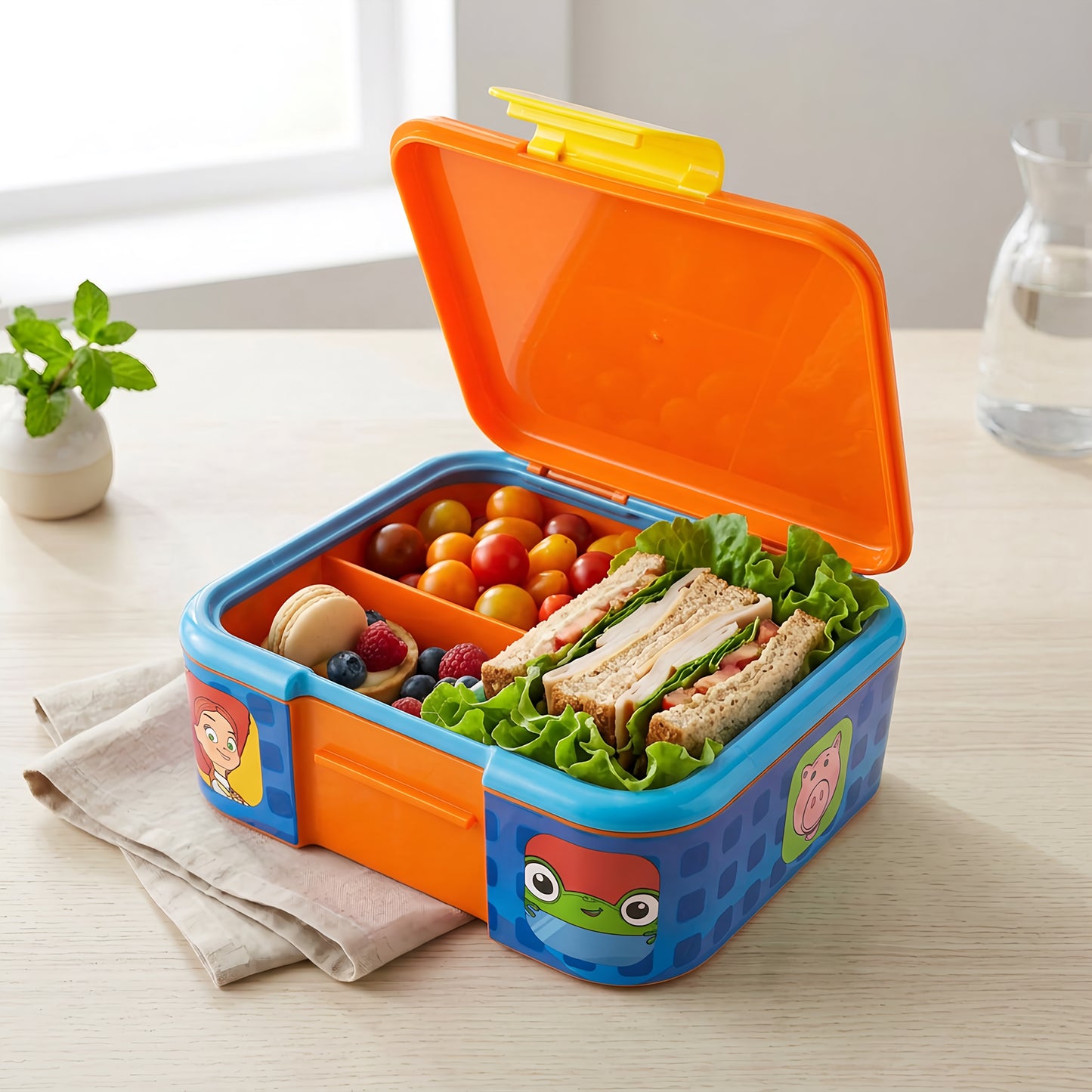 Disney Toy Story Kids Lunch Box with Compartment - BPA Free Bento Boxes