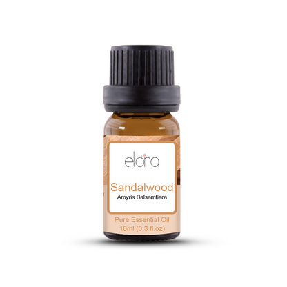 Elora Sandalwood Essential Oil 10ml - 100% Pure Natural Oils for Diffuser