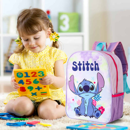 Disney Stitch Kids Childrens Backpack Bag Boys Girls with side mesh pocket