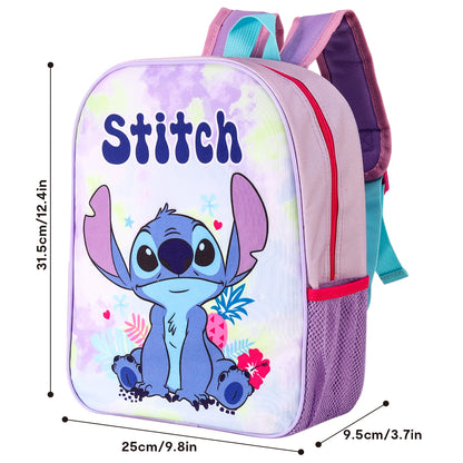 Disney Stitch Kids Childrens Backpack Bag Boys Girls with side mesh pocket