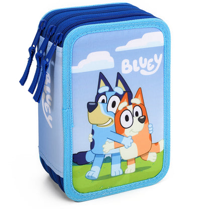 Bluey 3 Tier Large Pencil Case School Supplies Pens Pencils Sets