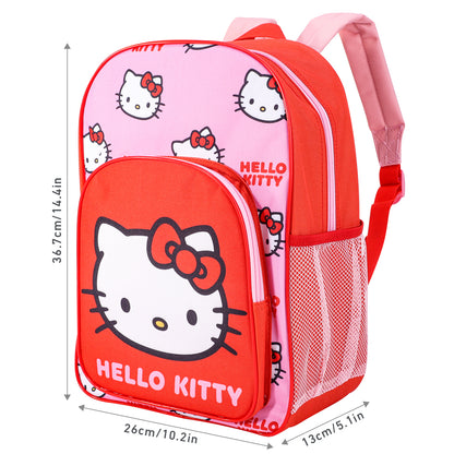 Hello Kitty Childrens Backpack Bag Boys Girls with side mesh pocket