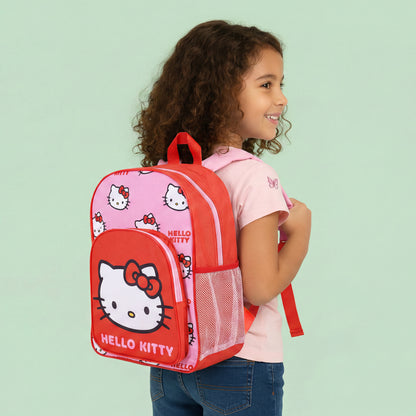 Hello Kitty Childrens Backpack Bag Boys Girls with side mesh pocket