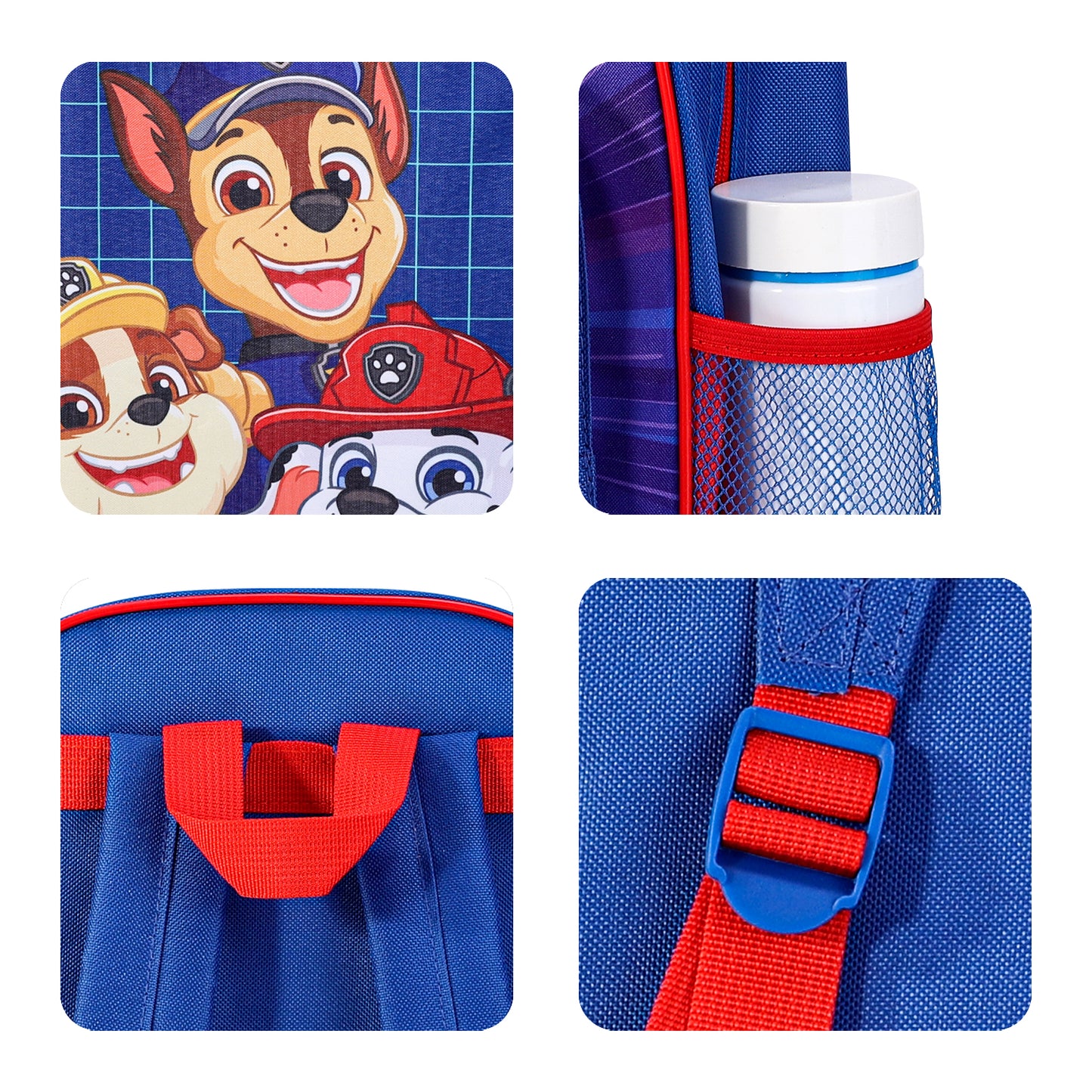 Paw Patrol Kids Childrens Backpack School Rucksack Travel Bag Boys Girls with side mesh pocket Boys Girls