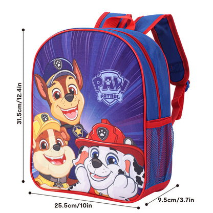 Paw Patrol Kids Childrens Backpack School Rucksack Travel Bag Boys Girls with side mesh pocket