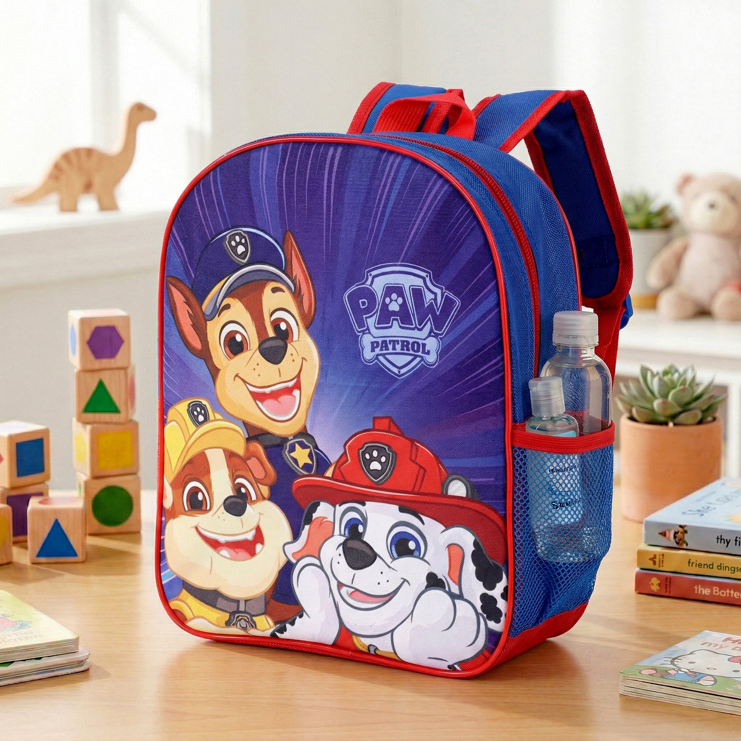 Paw Patrol Kids Childrens Backpack School Rucksack Travel Bag Boys Girls with side mesh pocket