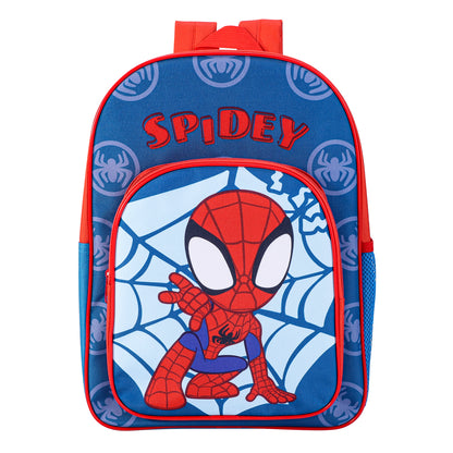 Marvel Spidey Kids Childrens Backpack School Rucksack Travel Bag Boys Girls with side mesh pocket Boys Girls