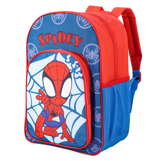 Marvel Spidey Kids Childrens Backpack School Rucksack Travel Bag Boys Girls with side mesh pocket Boys Girls