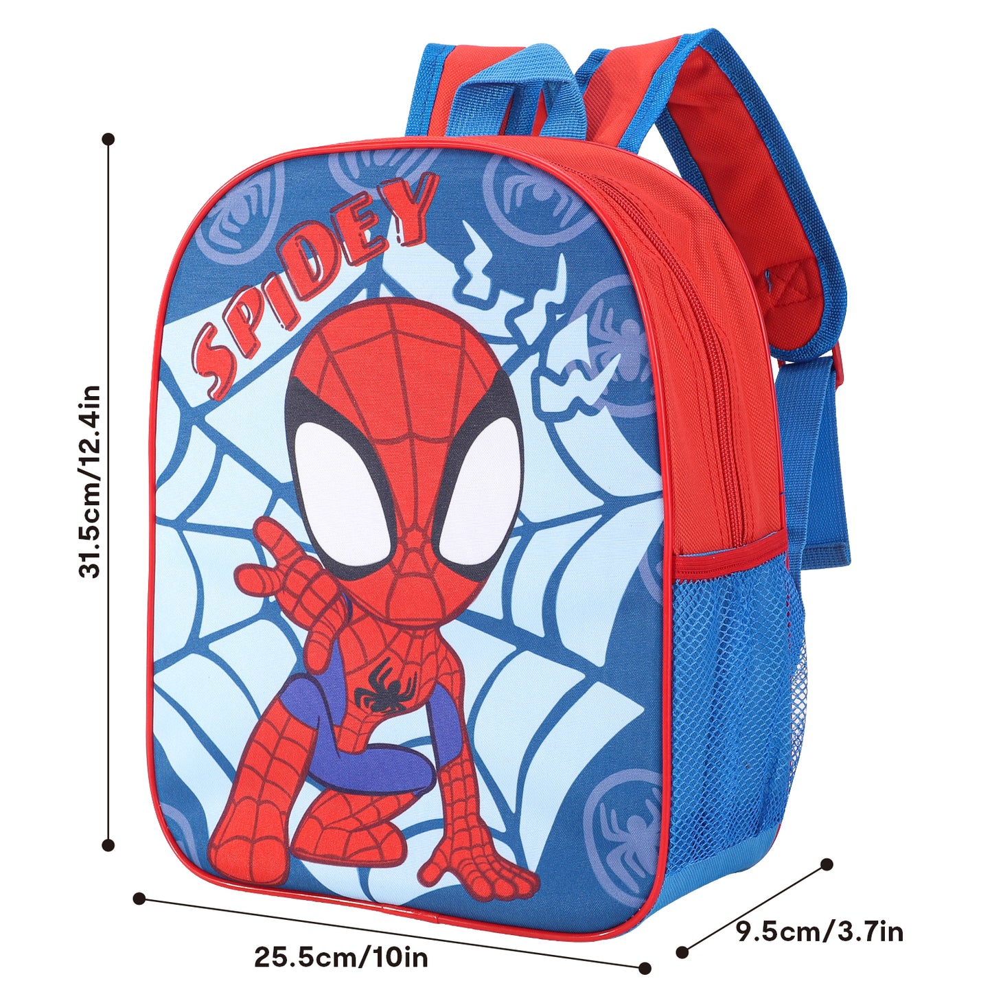 Marvel Spidey Kids Childrens Backpack School Rucksack Travel Bag Boys Girls with side mesh pocket