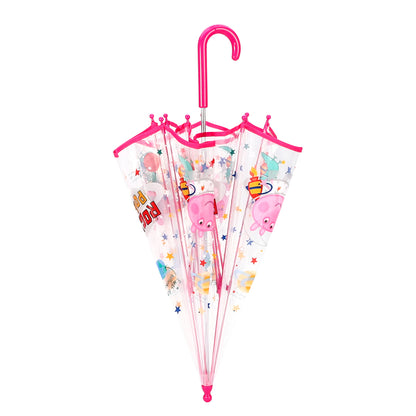 Peppa Pig Dome Umbrella for Kids Childrens Boys Girls Brolly with Safety Opening