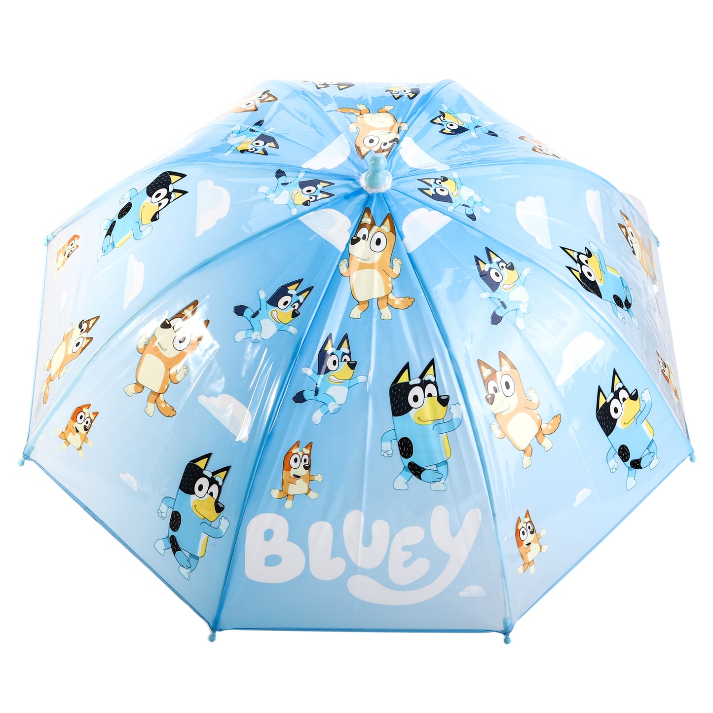 Bluey Dome Umbrella for Kids Childrens Boys Girls Brolly with Safety Opening