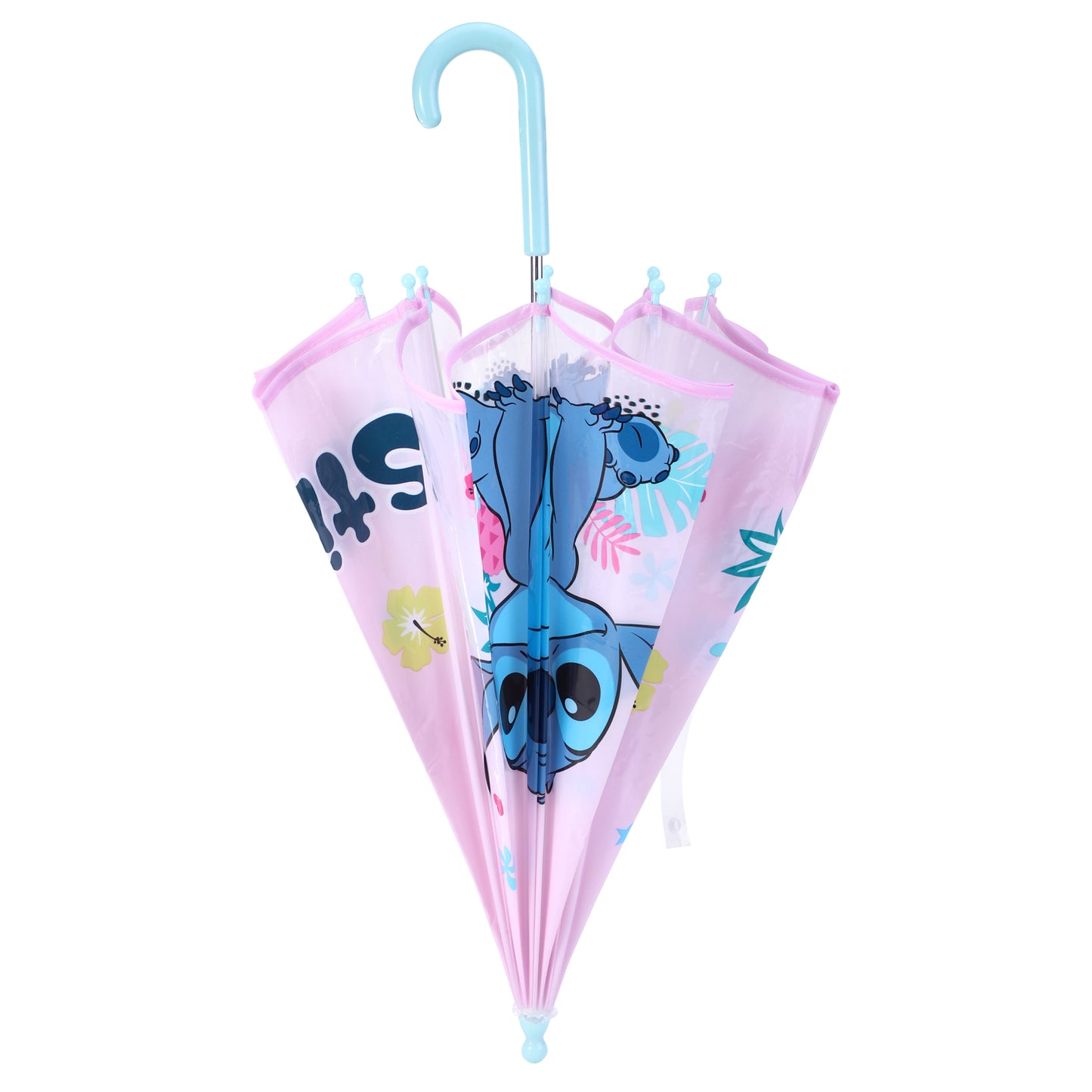 Stitch Dome Umbrella for Kids Childrens Boys Girls Brolly with Safety Opening