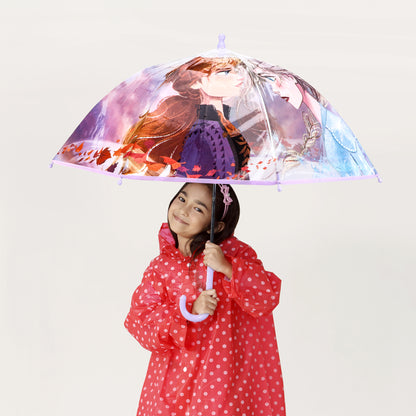 Frozen Dome Umbrella for Kids Childrens Boys Girls Brolly with Safety Opening