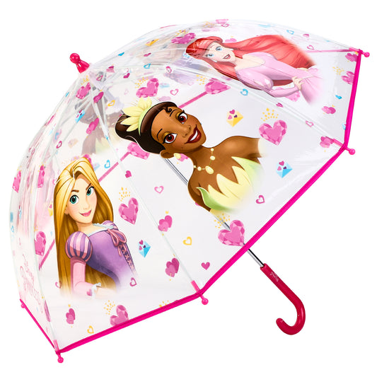 Disney Princess Dome Umbrella for Kids Childrens Boys Girls Brolly with Safety Opening