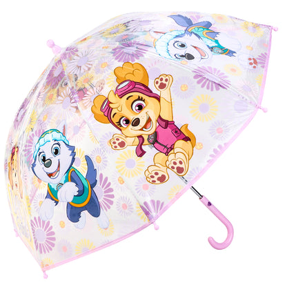 Paw Patrol Girl Dome Umbrella for Kids Childrens Boys Girls Brolly with Safety Opening