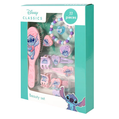 Disney Stitch 11pcs Girls Kids Hair Accessories Beauty Set