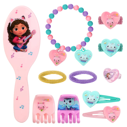 Gabby's Dollhouse 11pcs Girls Kids Hair Accessories Beauty Set