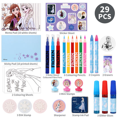 Frozen Xmas Advent Calendar Creative Art & Craft Stationery Set Kids Children Xmas Christmas Countdown Fun