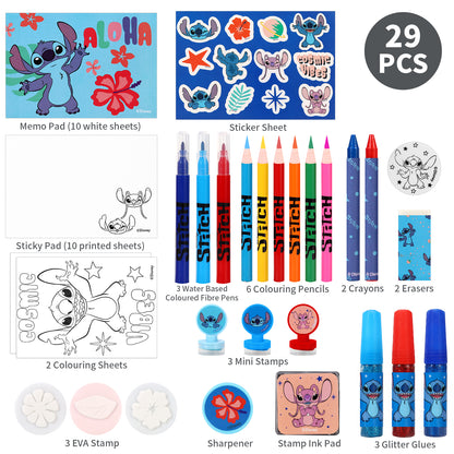Stitch Xmas Advent Calendar Creative Art & Craft Stationery Set Kids Children Xmas Christmas Countdown Fun