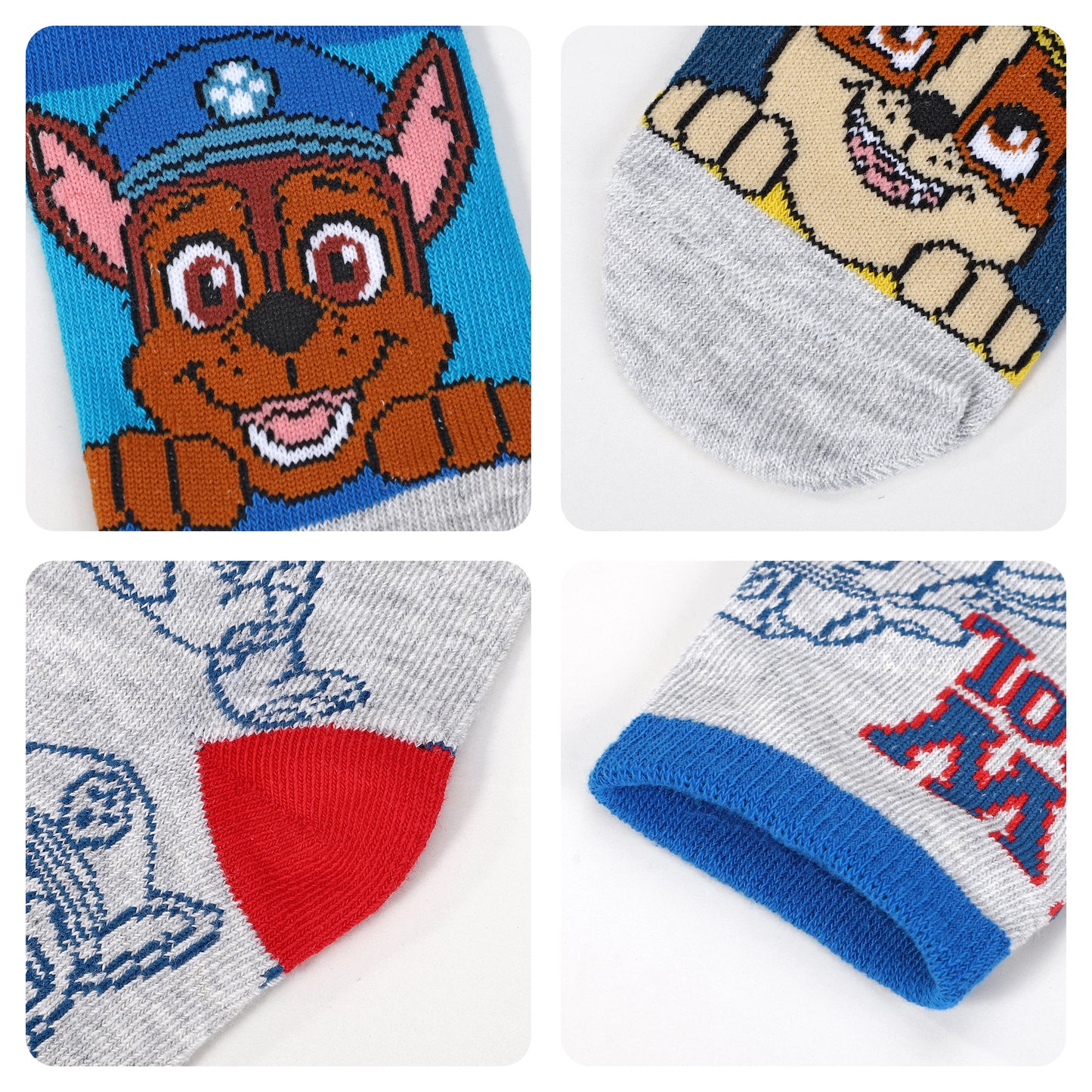 Paw Patrol Boy 4 Pair Ankle Cotton Socks for Kids Packed in Round Piggy Bank Plastic Cylinder (UK, Age, 3-6 Years, Regular)