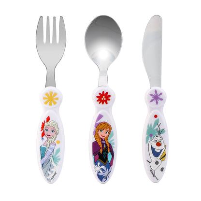 Frozen Kids 6 Piece Reusable Dinner Set - Cup, Bowl, Plate & Cutlery