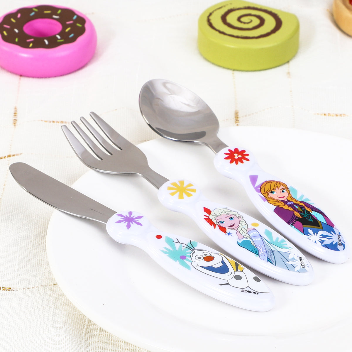 Frozen Kids 6 Piece Reusable Dinner Set - Cup, Bowl, Plate & Cutlery