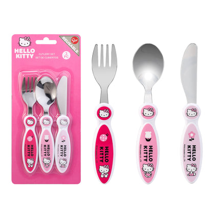 Hello Kitty Children's Kids 3pcs Cutlery Set