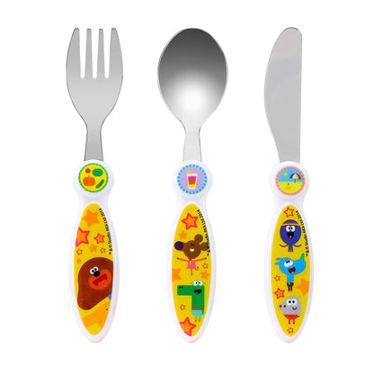 Hey Duggee Children's Kids 3pcs Cutlery Set