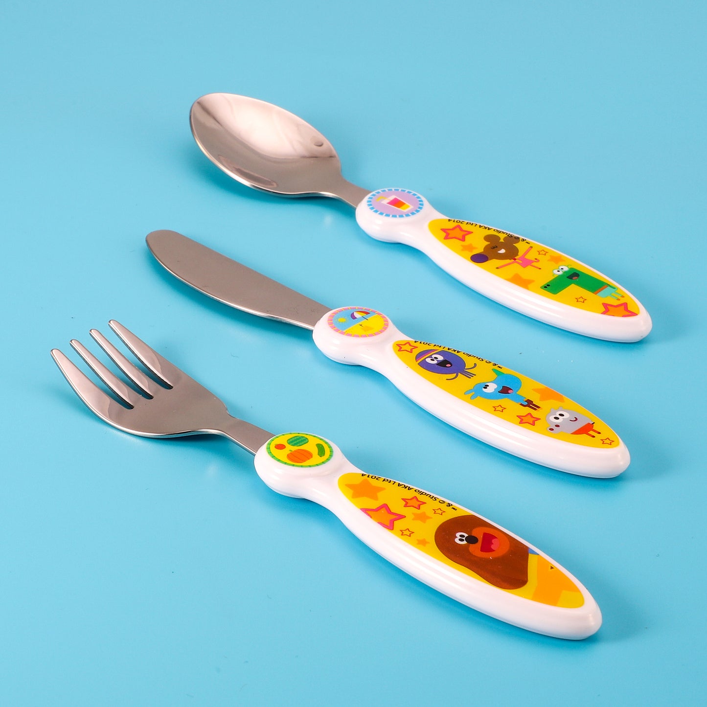 Hey Duggee Children's Kids 3pcs Cutlery Set
