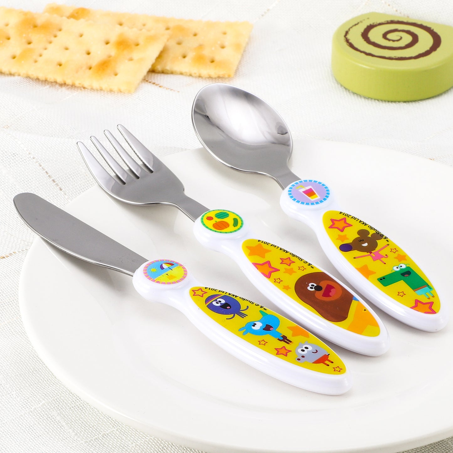 Hey Duggee Children's Kids 3pcs Cutlery Set