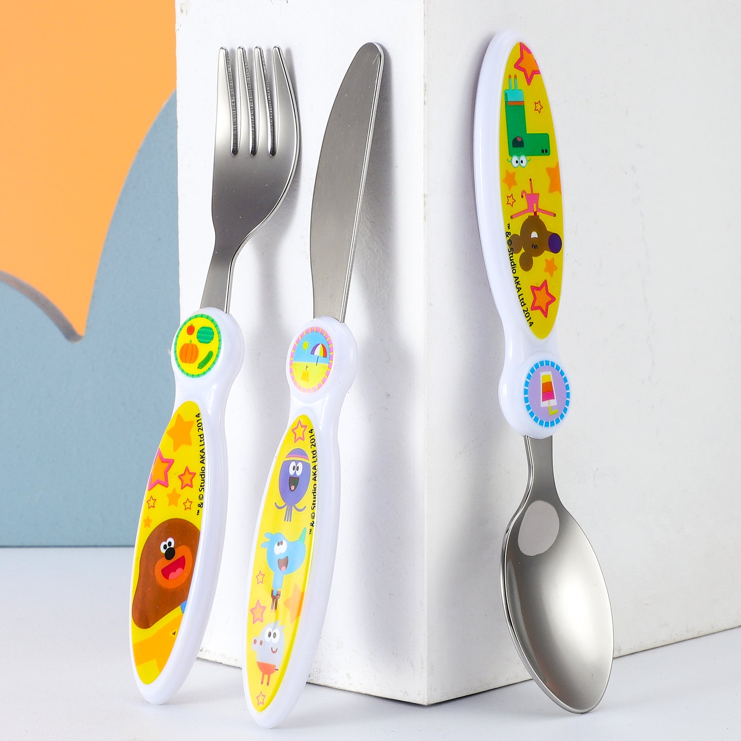 Hey Duggee Children's Kids 3pcs Cutlery Set