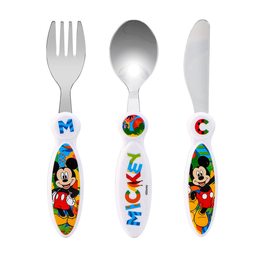Mickey Mouse Children's Kids 3pcs Cutlery Set