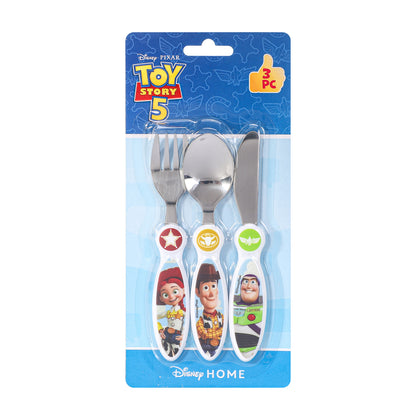 Toy Story Children's Kids 3pcs Cutlery Set - Knife/Fork/Spoon