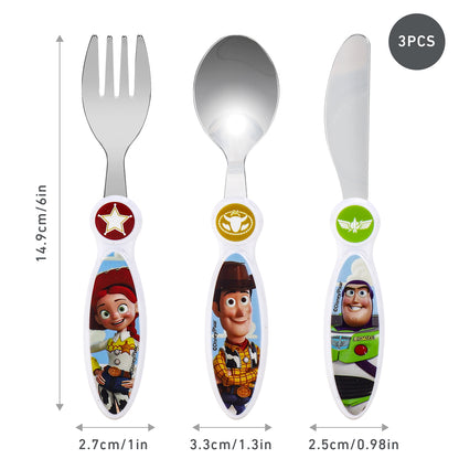 Toy Story Children's Kids 3pcs Cutlery Set - Knife/Fork/Spoon
