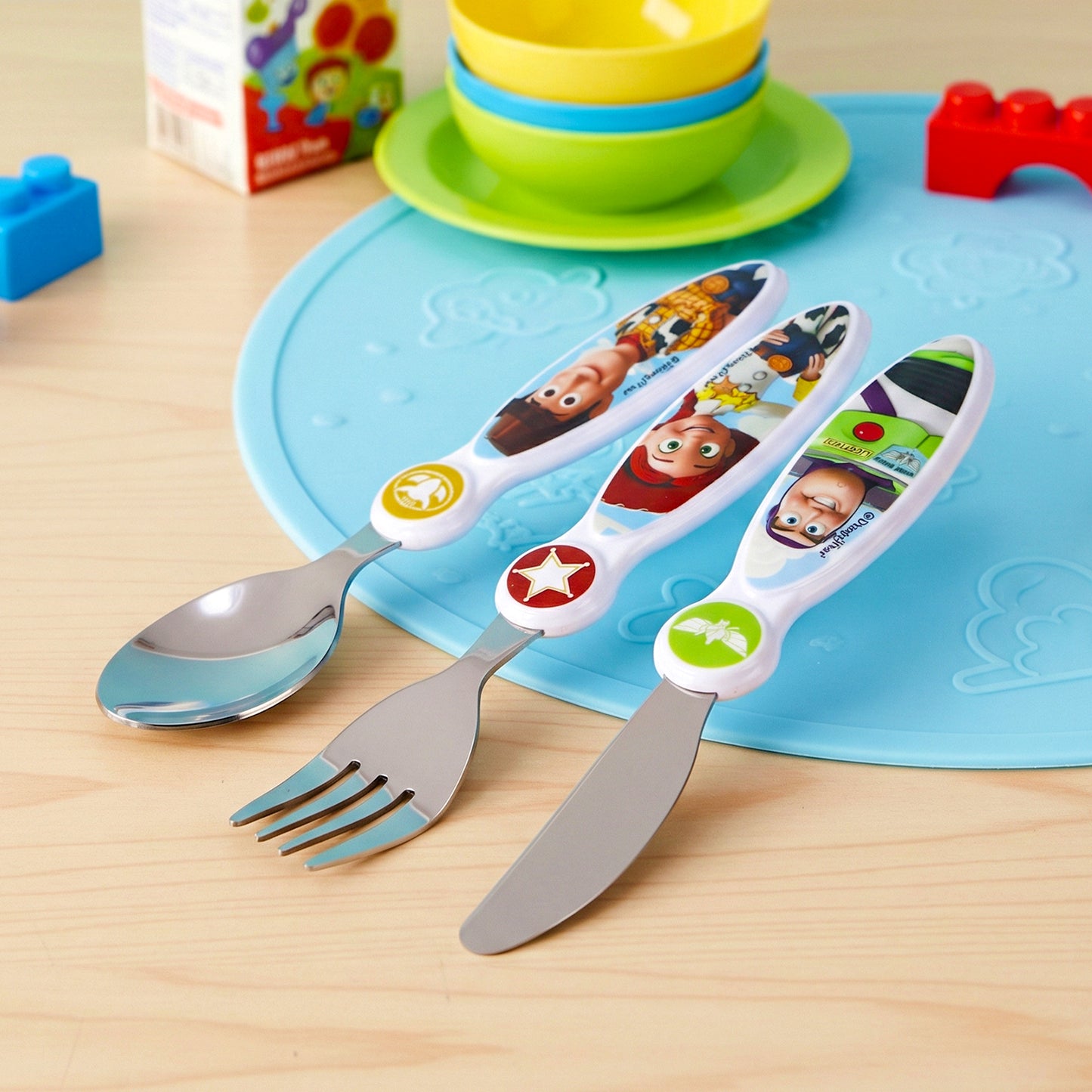 Toy Story Children's Kids 3pcs Cutlery Set - Knife/Fork/Spoon
