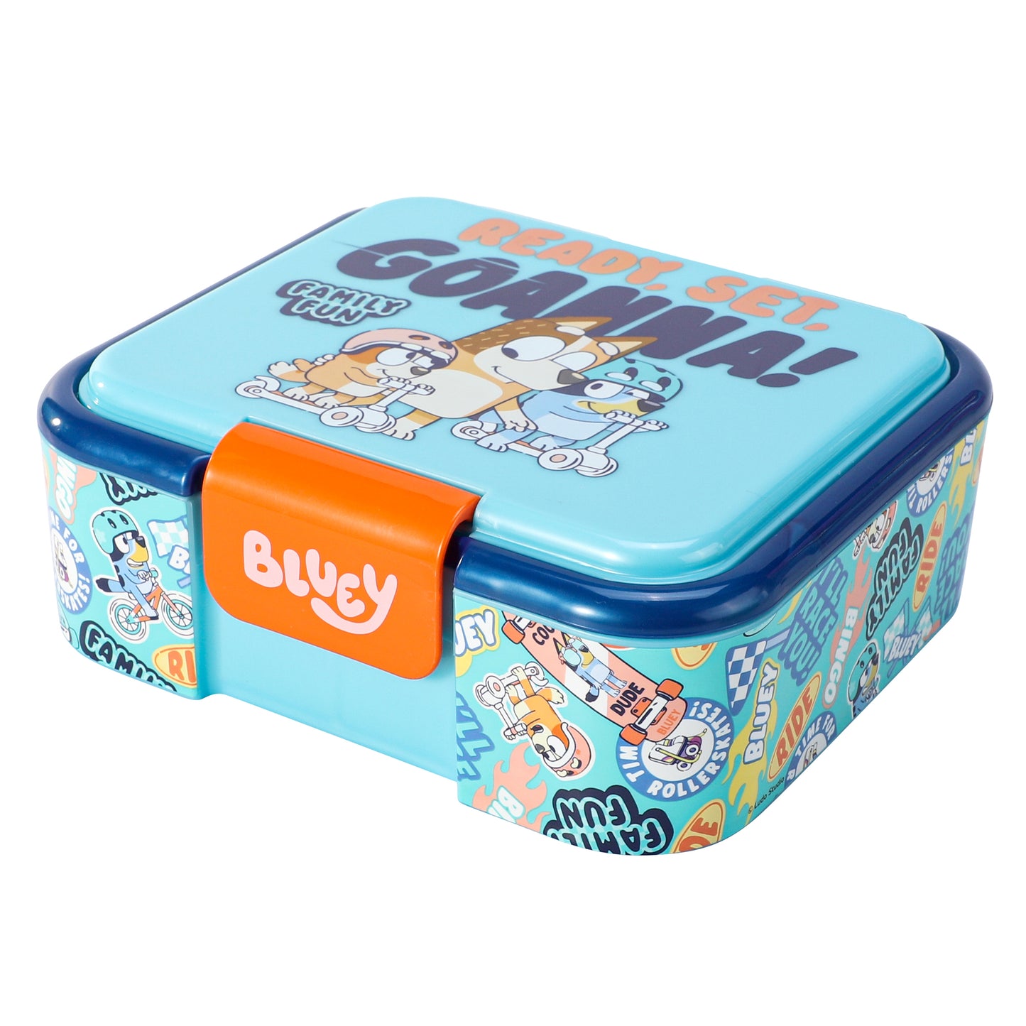 Bluey Kids Lunch Box with Compartment - BPA Free Bento Boxes