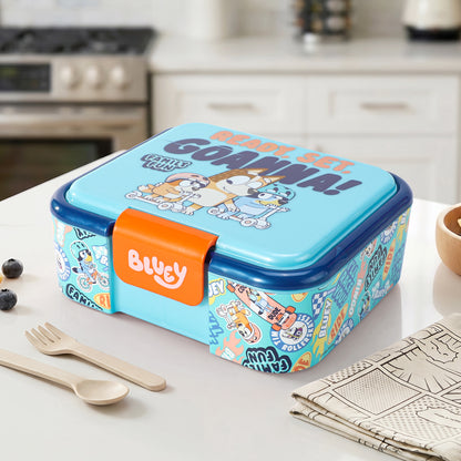 Bluey Kids Lunch Box with Compartment - BPA Free Bento Boxes