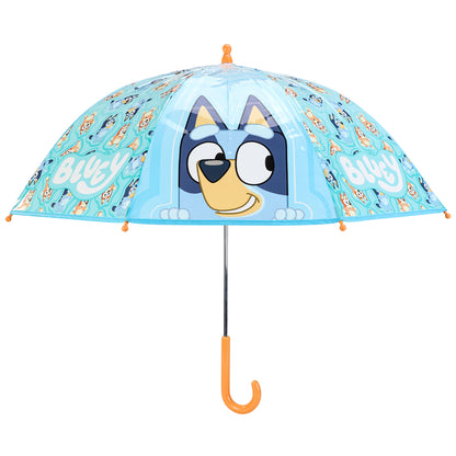 Bluey Dome Umbrella for Kids Childrens Boys Girls Brolly with Safety Opening