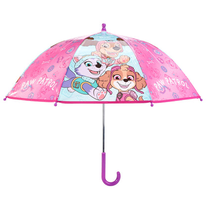 Paw Patrol Kids Clear Dome Umbrella with Transparent See-Through Canopy