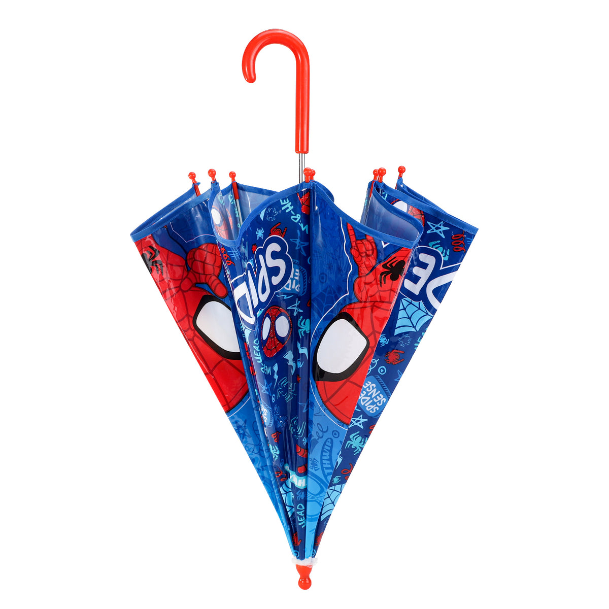 Marvel Spidey Kids Clear Dome Transparent Umbrella