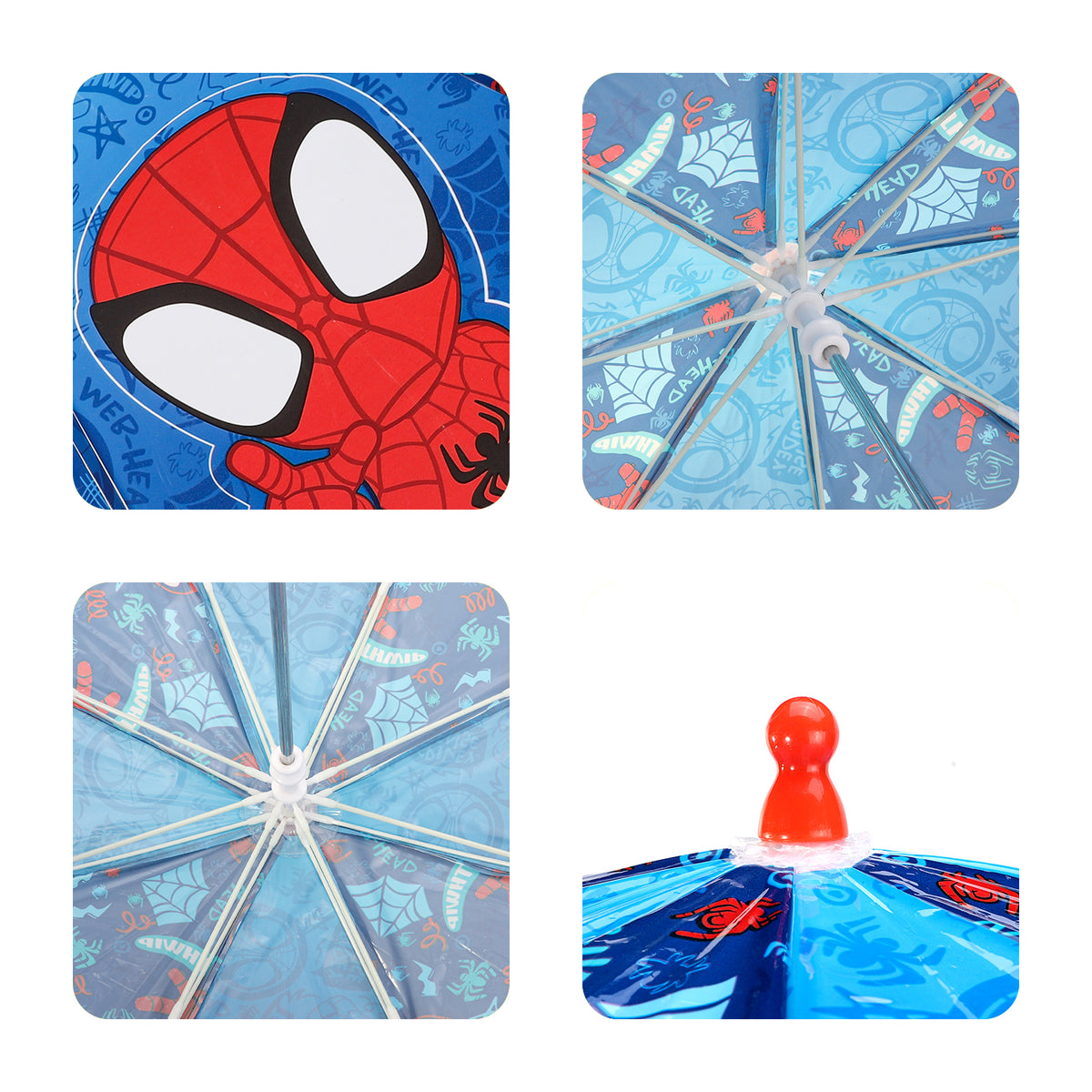 Marvel Spidey Kids Clear Dome Transparent Umbrella
