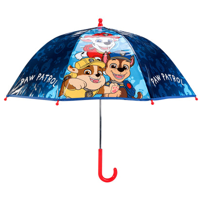 Paw Patrol Dome Umbrella for Kids Childrens Boys Girls Brolly with Safety Opening